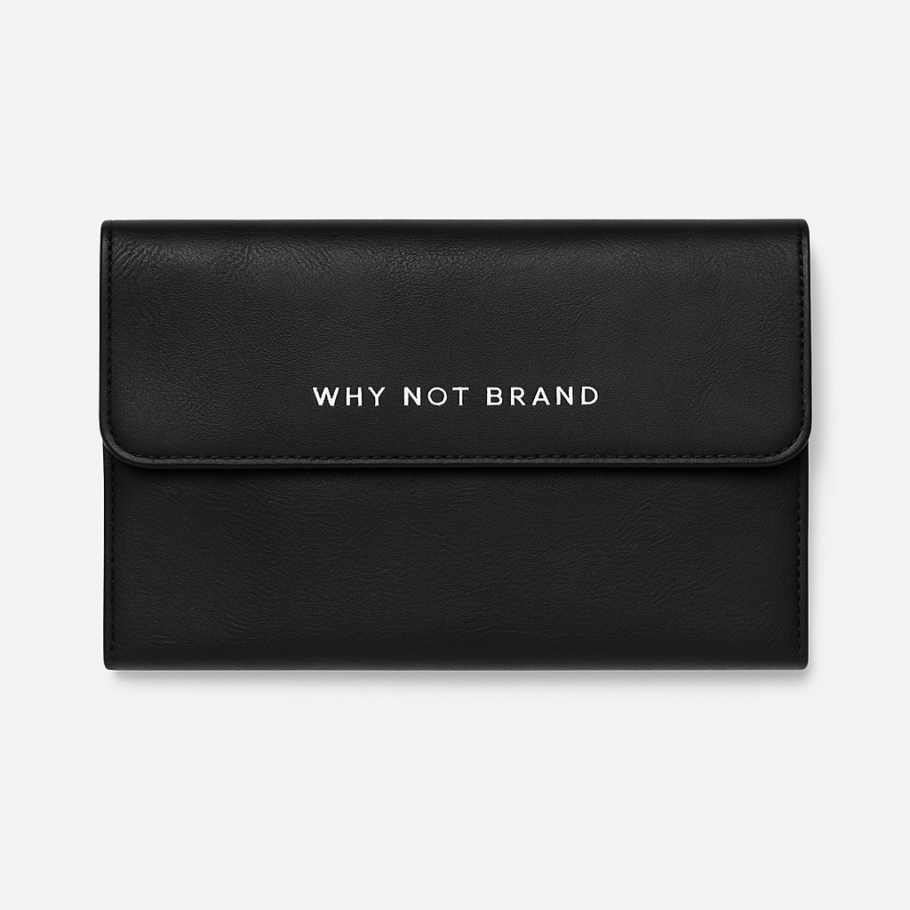 Why Not Brand Pochette in pelle nera