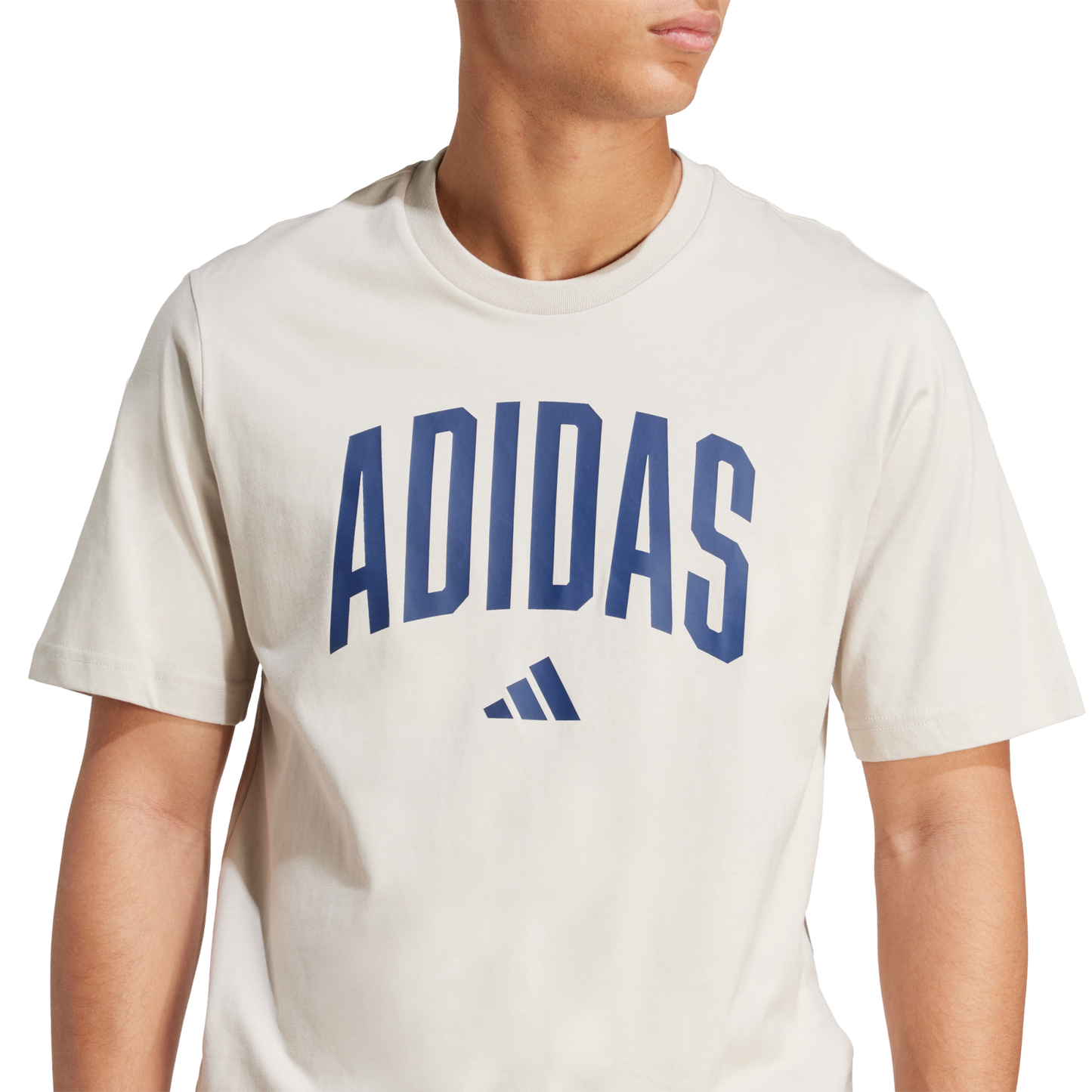 Adidas T-shirt Collegiate Lineage Graphic Beige Regular Fit
