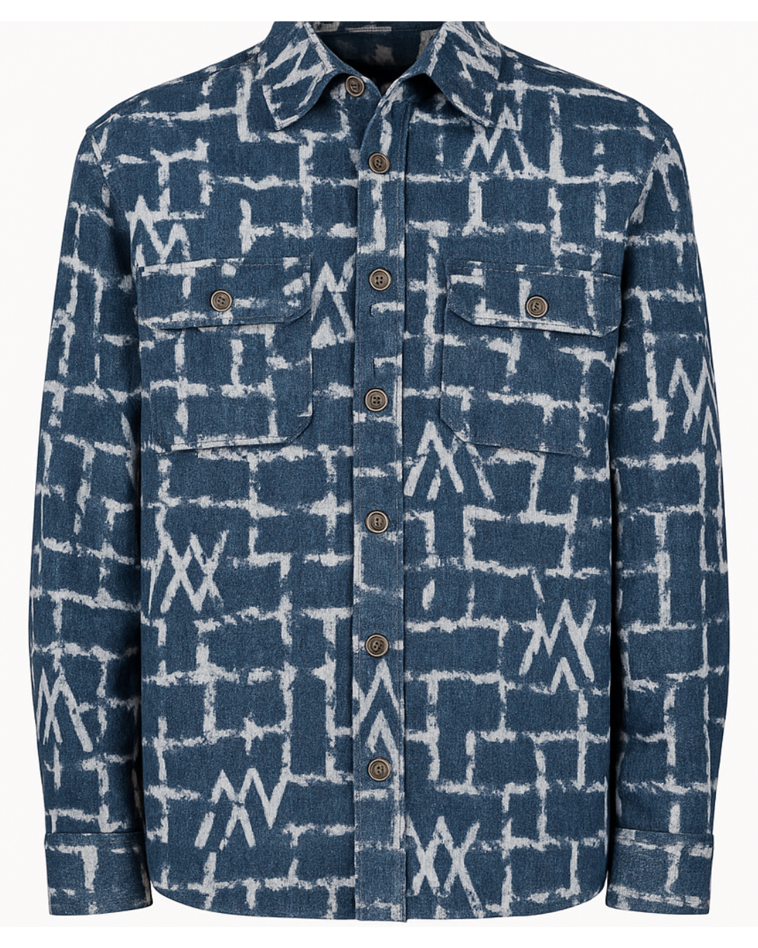 Giacca Fantasy effetto jeans sfrangiato