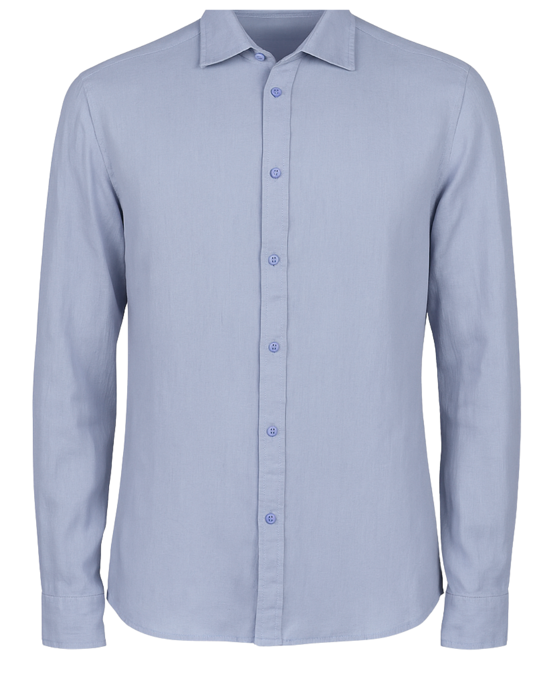 Camicia con collo alla Francese in lino