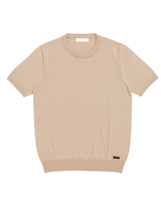 Maglia girocollo in lino