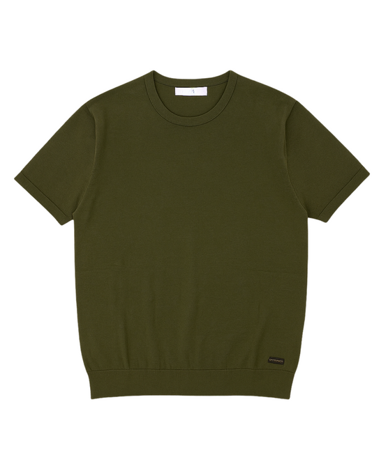 Maglia girocollo in cotone