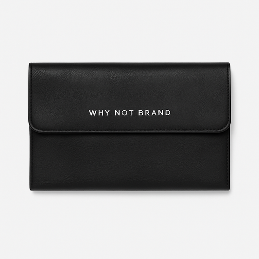 Why Not Brand Pochette in pelle nera