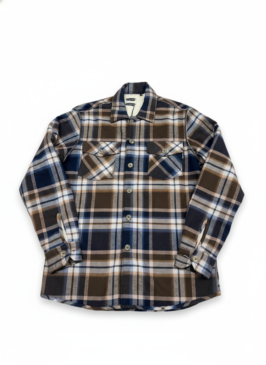 Camicia Overshirt blu