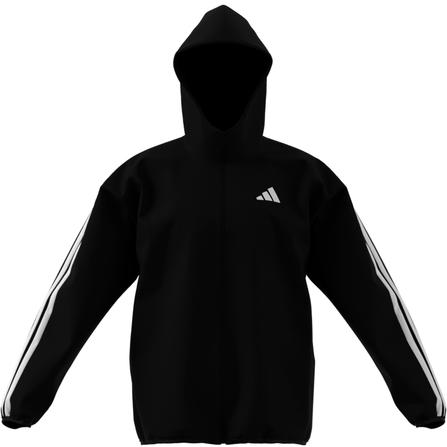 Adidas Giacca a vento Essential 3-Stripes Ripstop IM7848 Nero