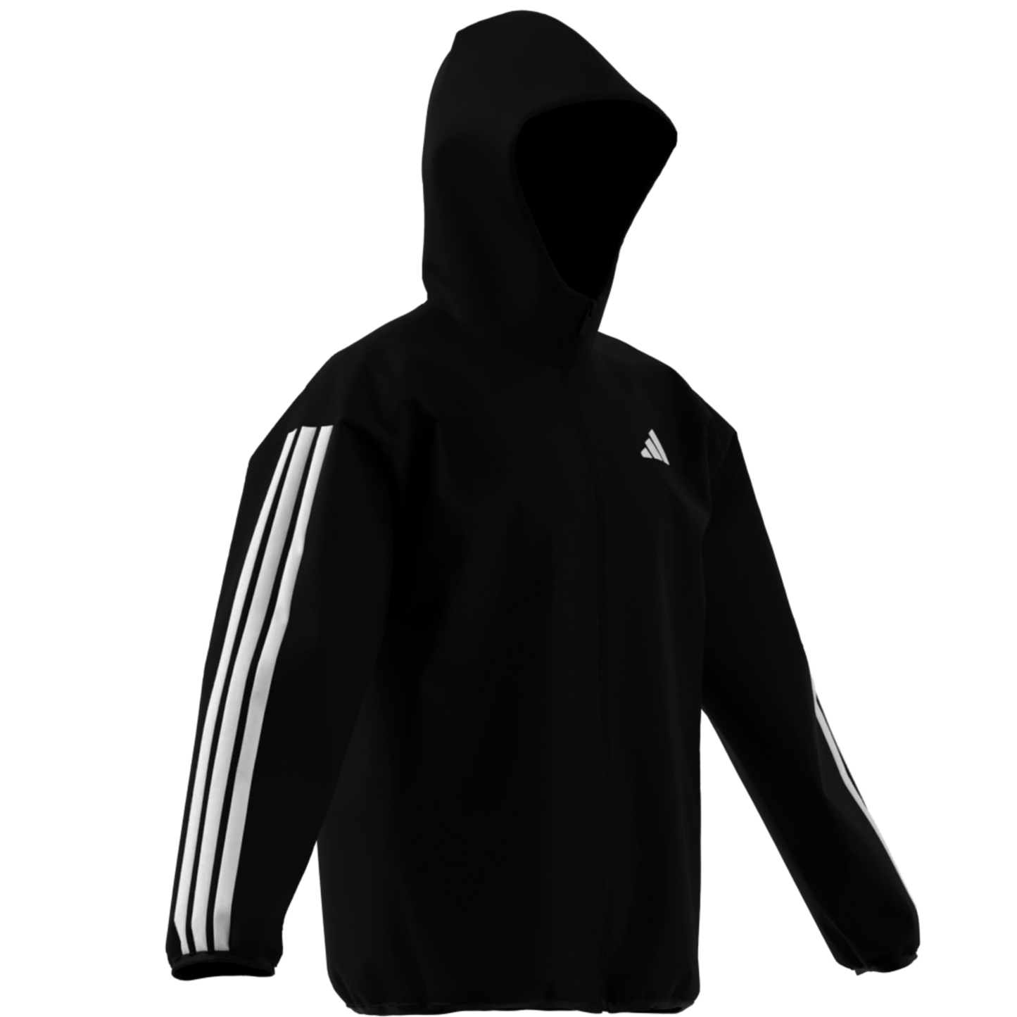 Adidas Giacca a vento Essential 3-Stripes Ripstop IM7848 Nero