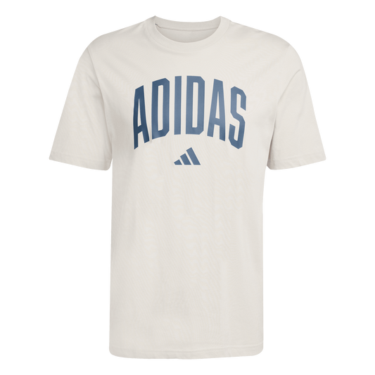 Adidas T-shirt Collegiate Lineage Graphic Beige Regular Fit