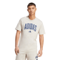 Adidas T-shirt Collegiate Lineage Graphic Beige Regular Fit