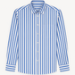 Camicia collo Francese a riga larga